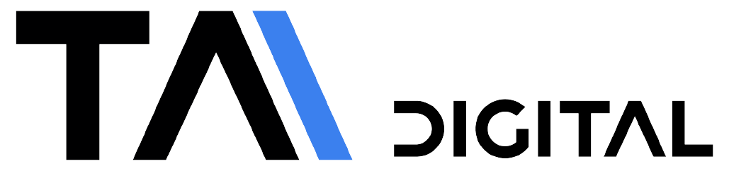 the logo for ta digital